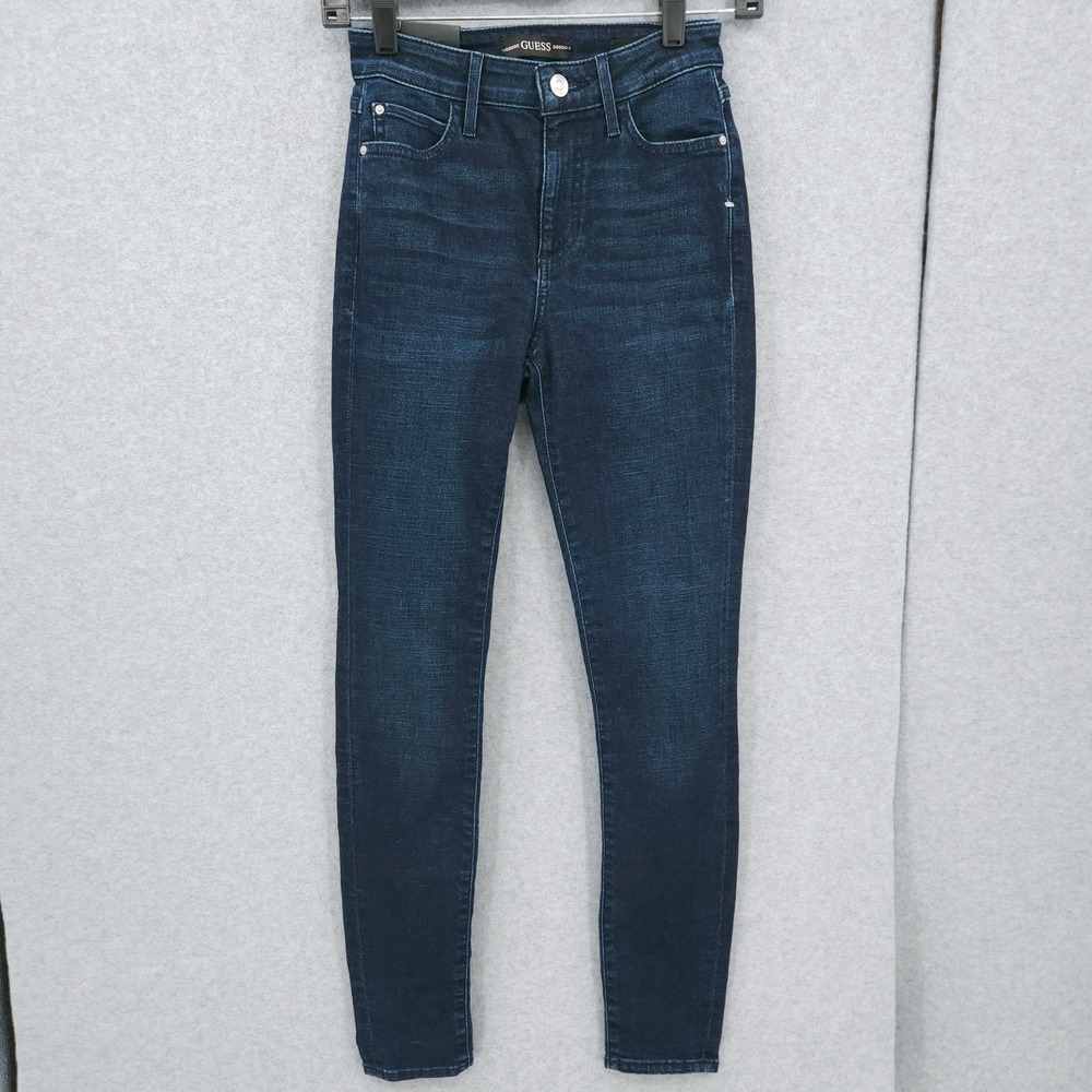 Guess 1981 High Waist Ankle Skinny Denim Stretchy Jeans Womens Size 24 x 29 NWT